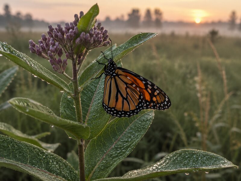 The Small Courage of a Monarch Butterfly